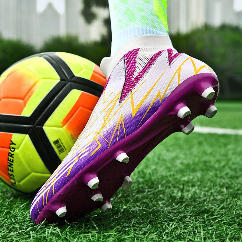Ghete de fotbal fără șireturi, pantofi profesionali pentru bărbați, respirabile, antiderapante, pentru antrenament în aer liber, vânzare fierbinte_voghion.com