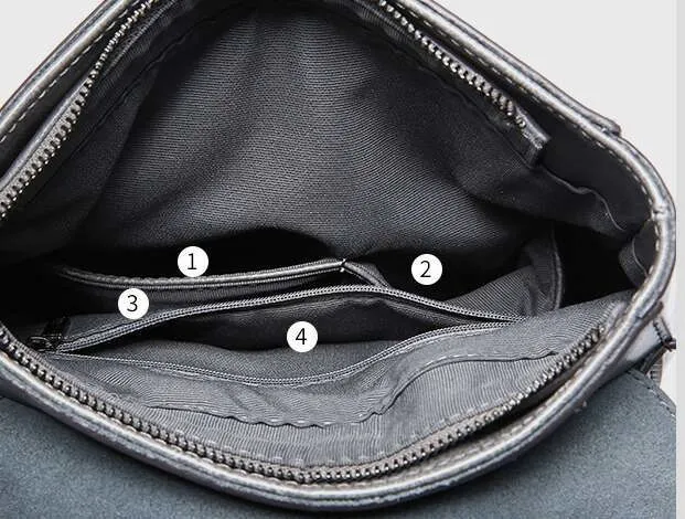 Hochwertiger Damenrucksack, stilvoller Reiserucksack mit großem Fassungsvermögen_voghion.com