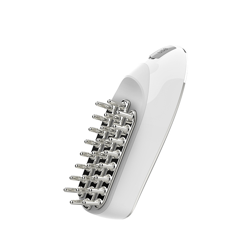 Pettine elettrico per la cura della crescita dei capelli, terapia laser anti-caduta dei capelli, massaggiatore per la testa a infrarossi, spazzola per alleviare la stanchezza, circolazione del sangue_voghion.com