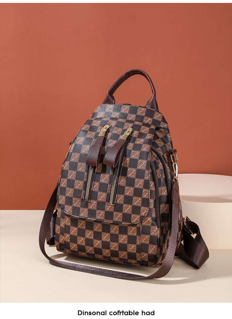 British New Fashion European American Style Retro And Trendy Bra Bag Dual-use Women's Backpack_voghion.com