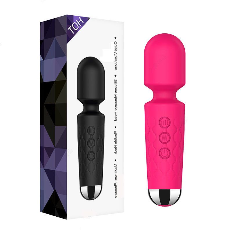Sex Toys AV Knight Masturbateur féminin 20 fréquences 8 vitesses, vibromasseur à mouvement puissant, bâton de massage_voghion.com