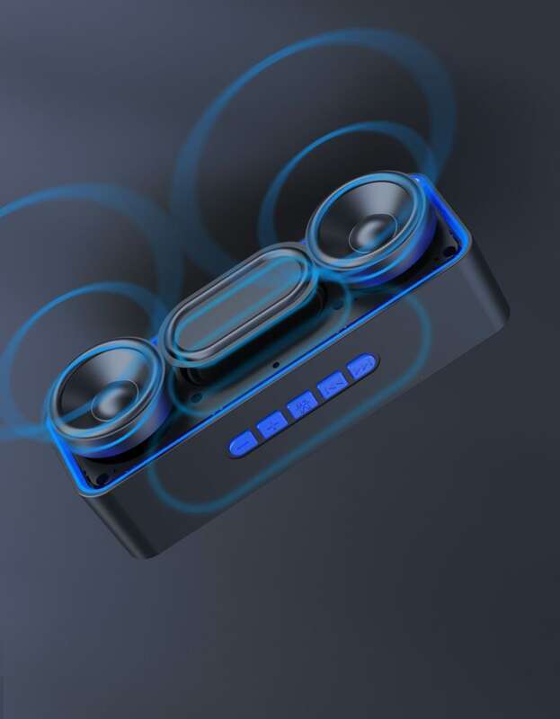 【37000 heraankopen】 Mobiele draadloze subwoofer, Bluetooth, stemomroeper met hoog volume, kleine computer_voghion.com