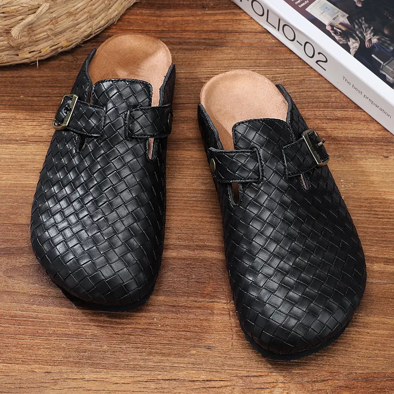 Men's Muller Slippers Versatile Four Seasons Casual Shoes_voghion.com