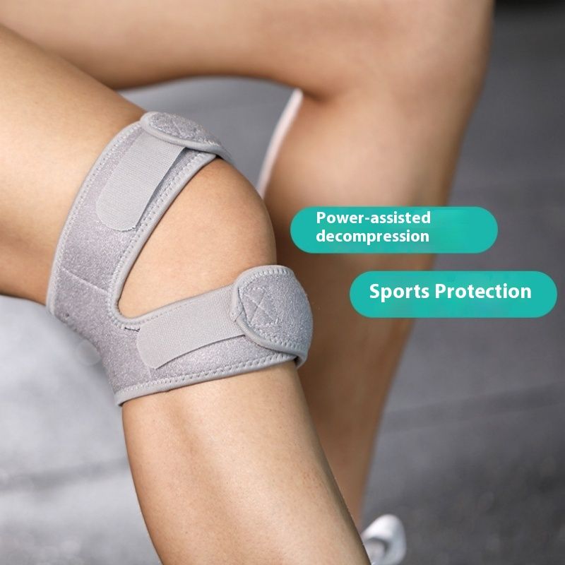 Sports silicone strap prure protection patellar running, mountaineering, breathable basketball, knee protection,_voghion.com