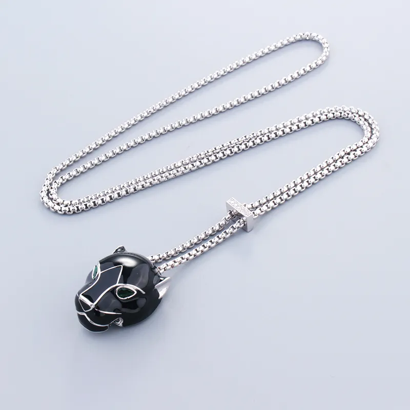 svarte halskjeder for kvinner choker dyrelink designer smykker Medaljon armring kjærlighet menn par mote Thanksgiving_voghion.com