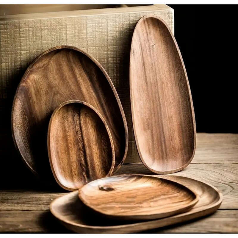 Tee- und Wassertasse im chinesischen Stil gegen Liebeskummer, Kaffeeutensilien aus Massivholz, Aufbewahrung von Süßigkeiten, Tablett mit Trockenfrüchten, Holzgeschirr_voghion.com