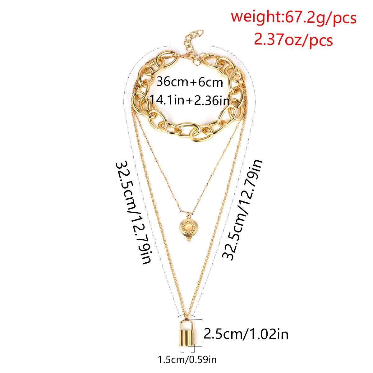 Catene Lucchetto Catena Spessa Collana Moda Lucchetto Ciondolo Per Donna Uomo Punk Gioielli 2022 Grunge Athetic Eboy_voghion.com