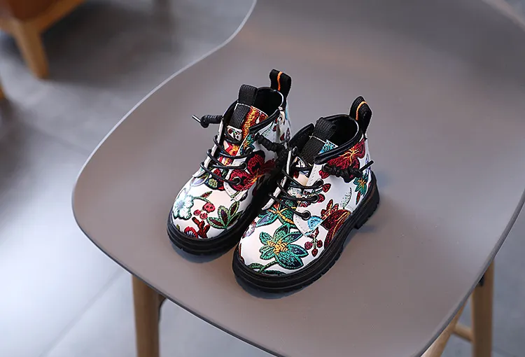 Toddler Kids Girls Boys Wer Print Boots Baby Soft Bottom Boot Children Littlesprouts Autumn Winter Fashion Shoes 1-6_voghion.com