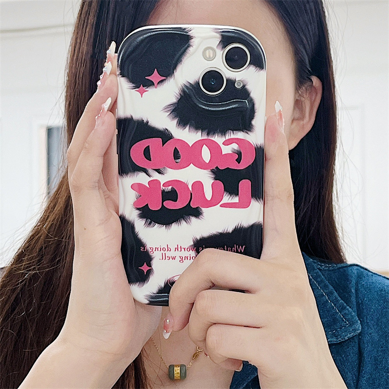 Clear Phone Case Aesthetic 3d Wave Pattern For Infinix And Tecno_voghion.com