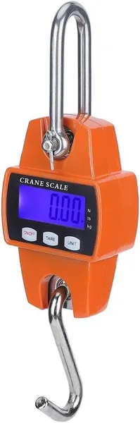 Bilancia digitale a sospensione per pesare fino a 300 kg, con funzione di misurazione della tensione e per uso sportivo._voghion.com
