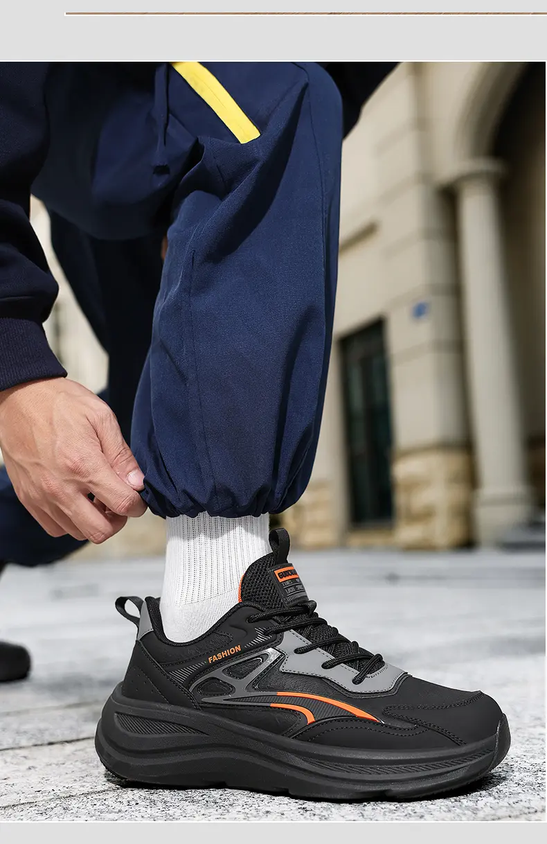 Herren Outdoor Freizeitschuhe Rutschfeste Plateauschuhe Dad Shoes_voghion.com