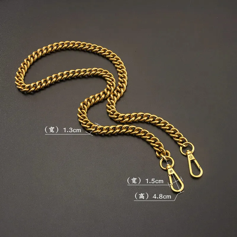 Schulterschlüssel Damen Messenger Strap Ersatztaschen Kette Gold Farbe Tasche Teile Zubehör 241028_voghion.com