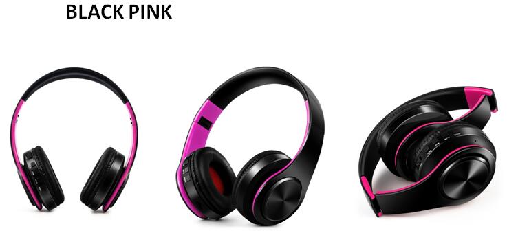 Ακουστικά Ακουστικά Bluetooth Ακουστικά Ασύρματα ακουστικά Στερεοφωνικά πτυσσόμενα αθλητικά ακουστικά Μικρόφωνο Handfree MP3 Player_voghion.com