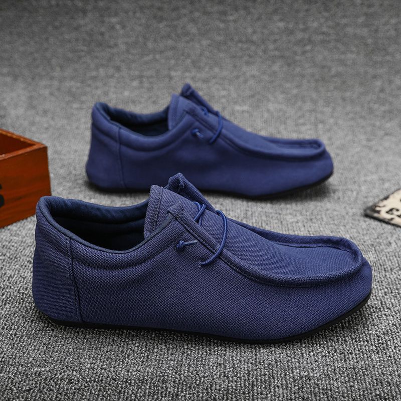MAEDEF Man's Sneakers Canvas Flats Male Summer Casual for Men High Quality Loafers 2024 Walking Driving Mens Shoes_voghion.com