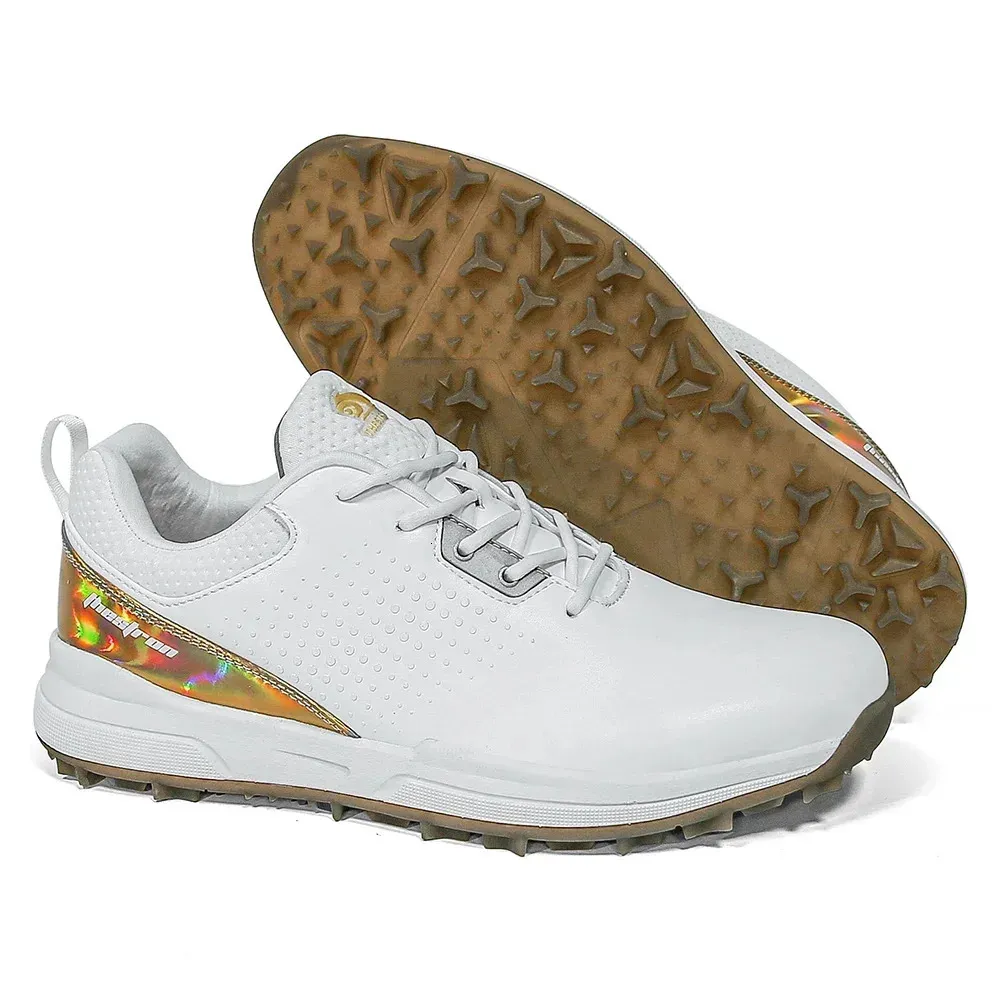 Waterproof Golf Sneakers For Men Spikeless Outdoor Walking Shoes_voghion.com