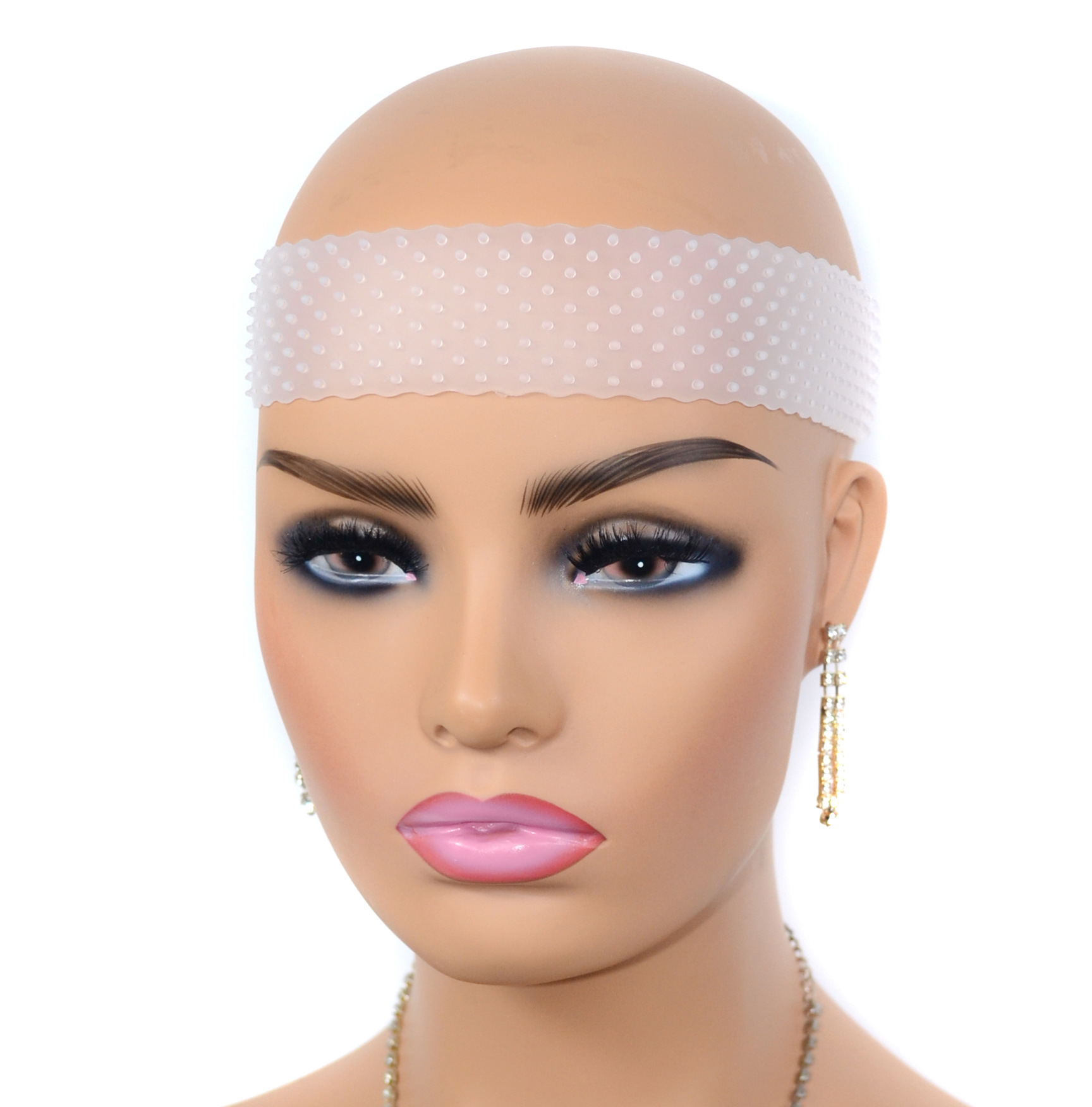 Silikonový pásek do vlasů na paruku Zahraniční obchod Krajka ve stylu Hot Style Pokrývka hlavy Silikonový pásek na paruku Silikonový pásek na paruku_voghion.com