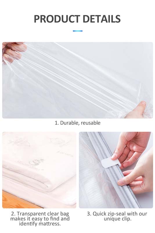 Sacchetto di compressione per materasso in lattice per uso domestico, pieghevole, per imballaggio, per materassi in memory foam, ventilato e imbottiti_voghion.com