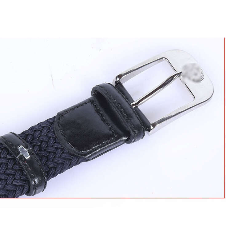 Stretch Canvas Casual Woven Pin Buckle Belt Quick Shake_voghion.com