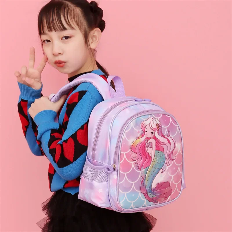 Cartoon Waterproof Children's Bookbags Cute Unicorn Mermaid Girl Backpack New Design School Bag_voghion.com