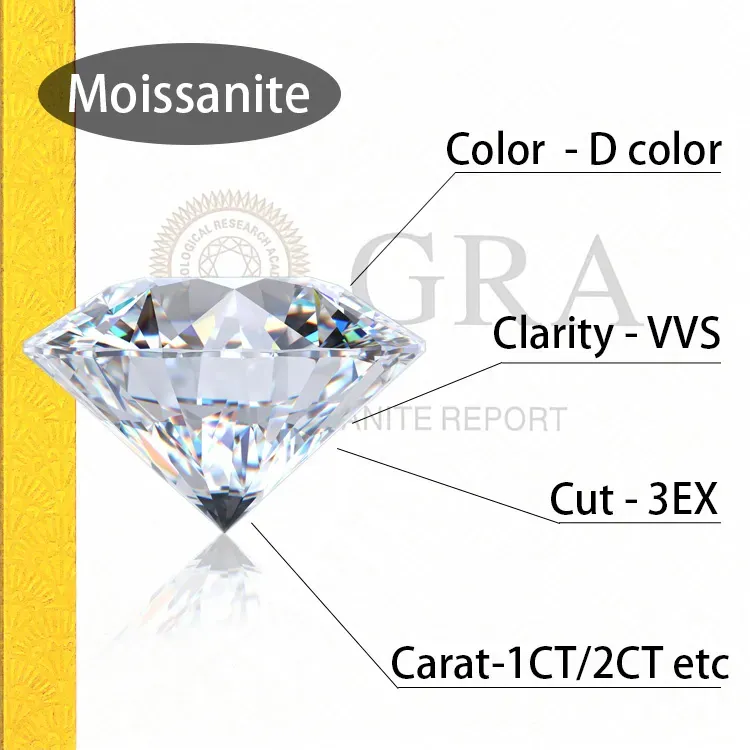 armband designer sieraden moissanite ketting cubaanse link Hoge kwaliteit 3 rijen VVS Moissanite diamanten ketting wit roségoud_voghion.com