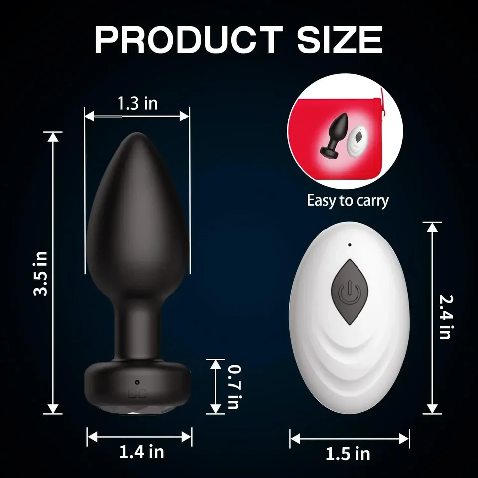 Analvibrator Mit App-steuerung Und 10 Vibrationsstufen Für Prostata_voghion.com