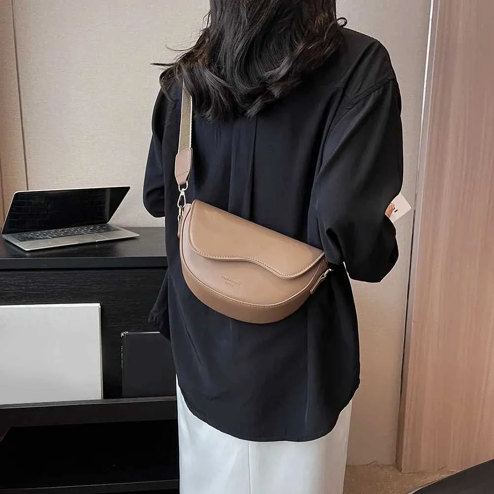PU Leder Sattel Achselhöhle Taschen für Frauen 2023 Marke Schulter Crossbody Damen Vintage Unterarm Handtaschen Geldbörse Tasche_voghion.com