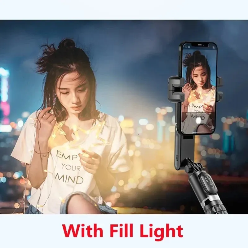 FANGTUOSI 360 Swivel Universal Joint Selfie Stick Tripod With Shutter Fill Light Smartphone Live/Log Stabilizer After_voghion.com