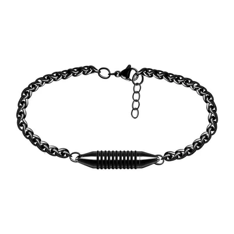 Soitis justerbar kæde urne smykker mode armbånd fyldbar aske souvenir åbningsbar bedeboks mindesmærke kremering mænd_voghion.com