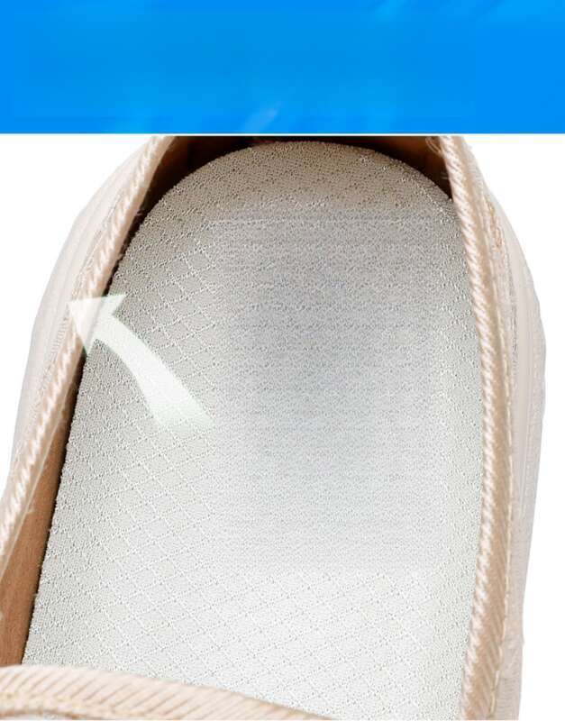 Scarpe da pescatore con fondo spesso, primavera ed estate, nuove e traspiranti, allacciate in rete, singole, pigre, scarpe casual da donna con un solo piede_voghion.com