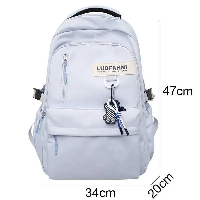 Sac à dos étanche de grande capacité pour hommes et femmes, sac d'école Cool pour fille et garçon, ordinateur portable pour étudiant, mode voyage féminin_voghion.com