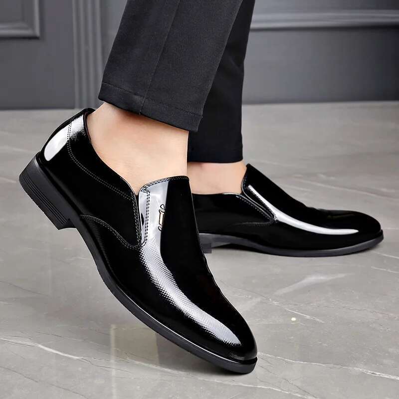 men's Leather Breathable Casual Shoes_voghion.com