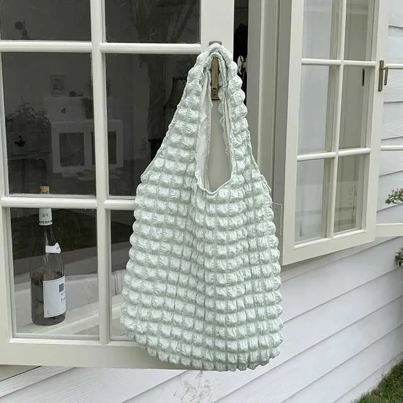 Ydlns Été Plissé Nuage Femelle Bonbon Couleur Grande Capacité Sac À Bandoulière Sacs À Main Shopping Filles Pochette Fourre-Tout_voghion.com