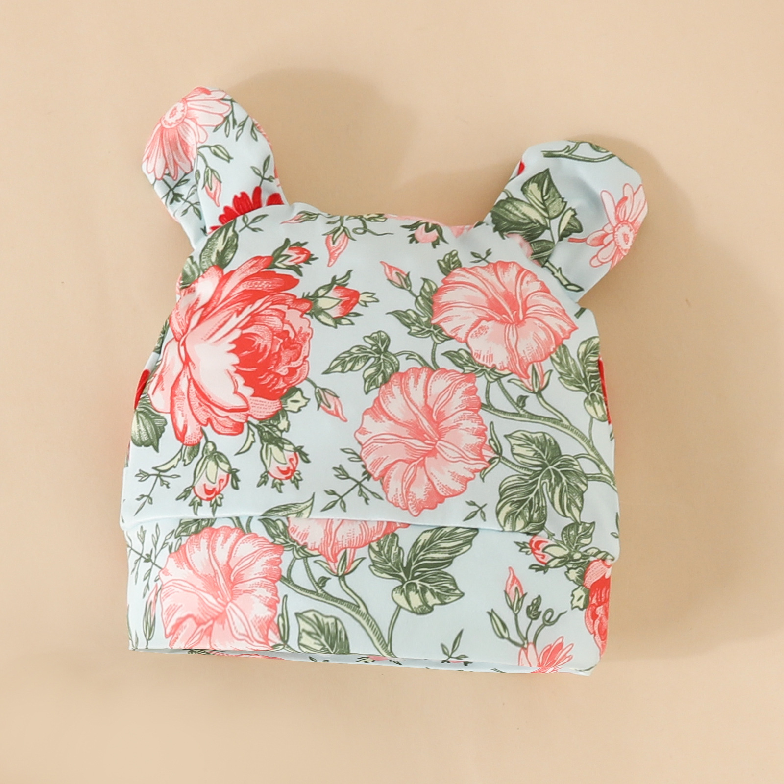 Mère et enfants bébé mignon manches trompette fleur à volants longue barboteuse chapeau bandeau 0-1Y fille à manches longues longue jambe couverture pet vêtements_voghion.com