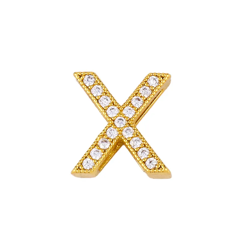 Initial Letter Necklace Pendant Gold Alphabet A To Z Personalised_voghion.com