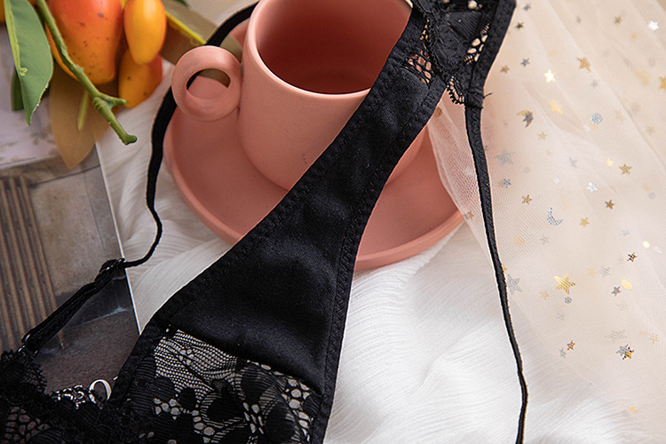 Intimo da donna Mutandine di pizzo sexy perizoma trasparente con cintura sottile per donna_voghion.com