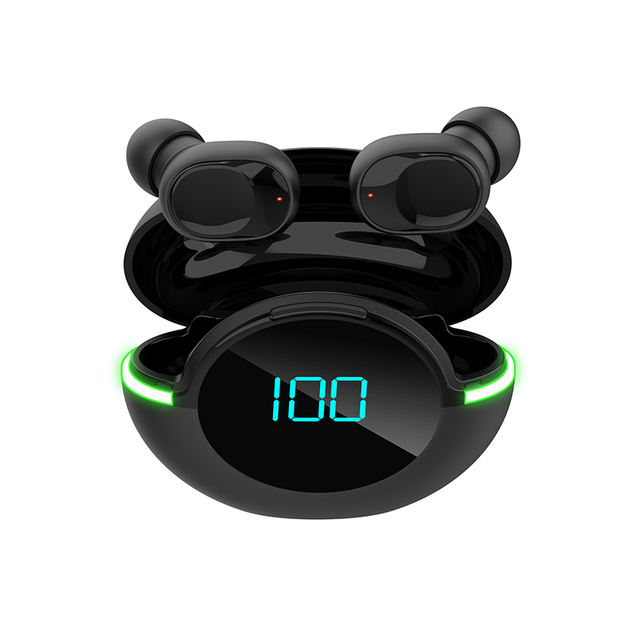 Bluetooth 5.1 Earphones Wireless Headphones Stereo Noise Canceling Sports Waterproof Headset with Microphone for IOS/Android_voghion.com