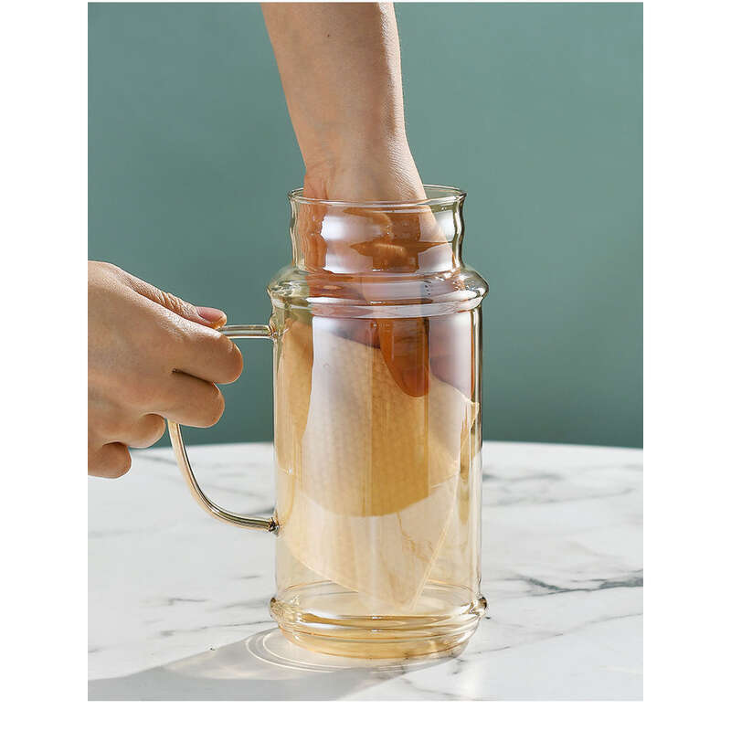 【Recensione del marchio 5.795 milioni+】 Tazza in vetro borosilicato ad alta resistenza al calore con grande capacità per una persona per bere,_voghion.com