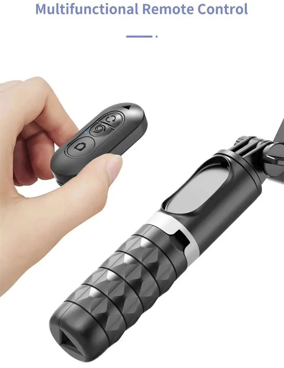 FANGTUOSI 360 Swivel Universal Joint Selfie Stick Tripod With Shutter Fill Light Smartphone Live/Log Stabilizer After_voghion.com