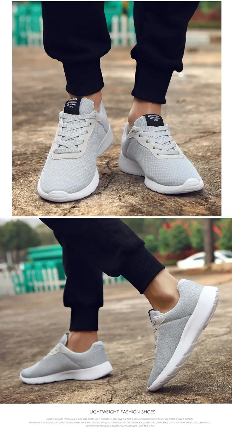 Men's Breathable Mesh Sneakers Casual Versatile Shoes For Spring_voghion.com