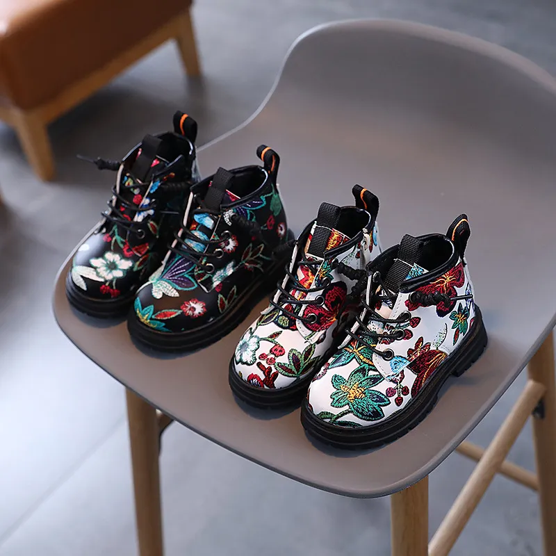 Toddler Kids Girls Boys Wer Print Boots Baby Soft Bottom Boot Children Littlesprouts Autumn Winter Fashion Shoes 1-6_voghion.com