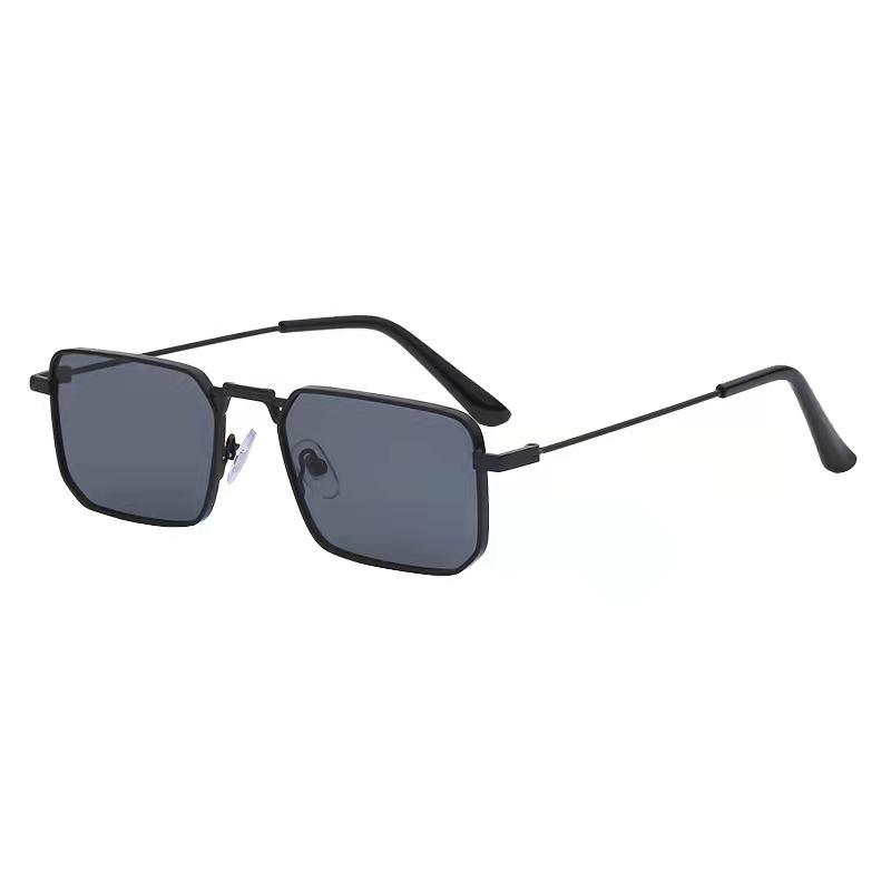 Unisex Square frame men's sunglasses Steampunk sunglasses Women's fashion trend Metal sunglasses