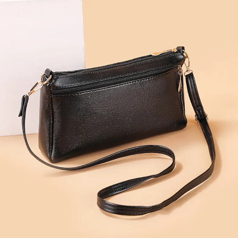 Borsa a tracolla in pelle PU con stampa vintage Yogodlns, da donna, con tracolla multitasche, per cellulare e borsetta_voghion.com