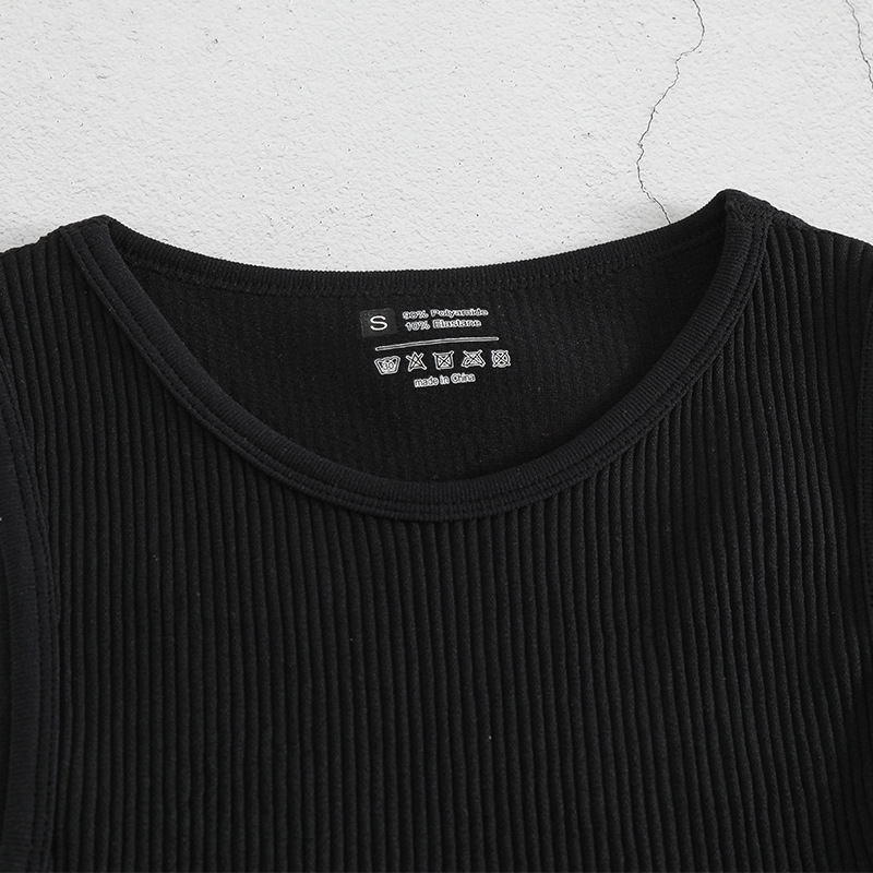 Costum de yoga nou, fără mâneci, dintr-o bucată, culoare solidă, culoare strălucitoare, sport, vestă confortabilă, chiloți dintr-o bucată, acum_voghion.com