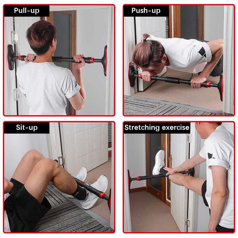 Indoor pull-up home door on horizontal bar fiess equipment Door frame corridor wall exercise chest expansion_voghion.com