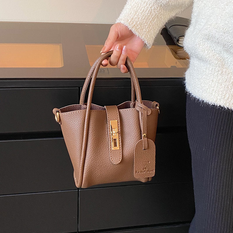 Women’s Bags versatile trendy portable bucket bag fashionable shoulder crossbody bag