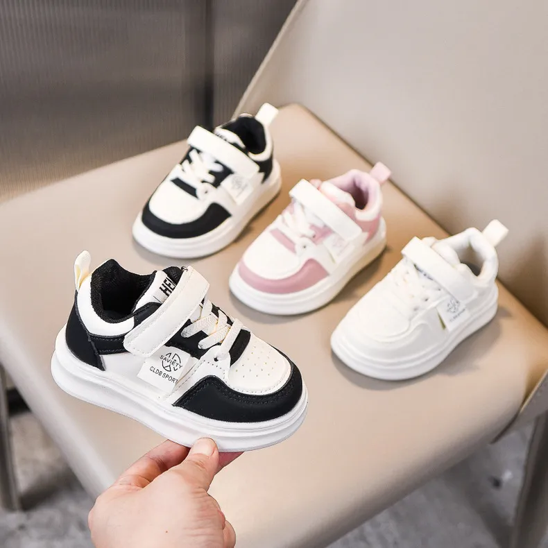 Kids Sneakers White Pink Black Children Casual Littlesprouts Boys Girls Toddler Outdoor Sports Trainers Shoes Sizes 22 -_desvips.com