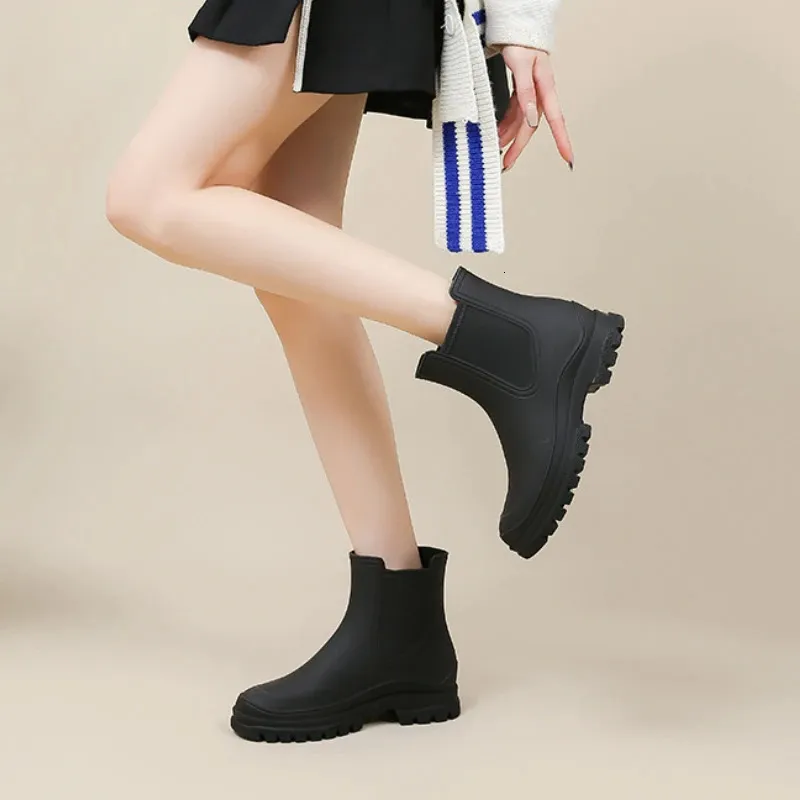 Regnstövlar Dam Vattentät Isolerad Gummi Skor Dam Trädgård Galoscher Boots Dam Fiske Vatten Sko Botas Para Lluvia_voghion.com
