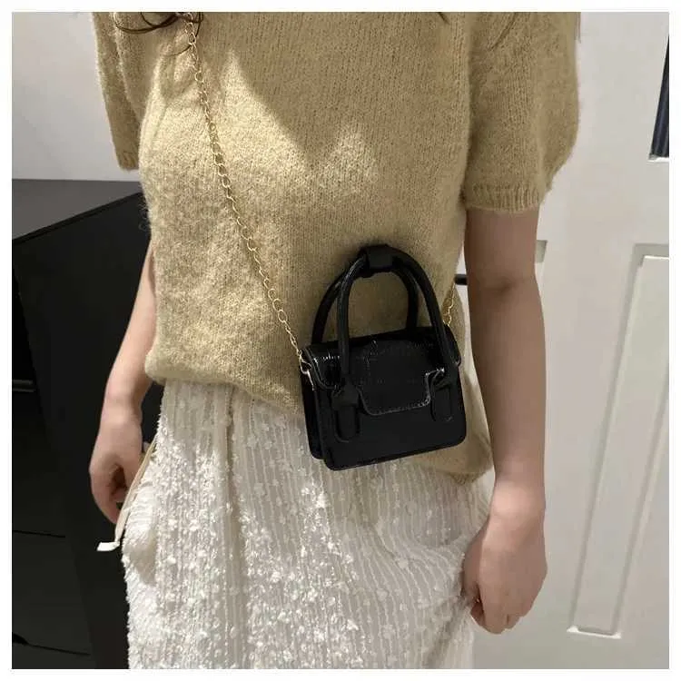 Naiste Mood Mini Crossbody kotid Täiskivist prinditud klapp vabaaja kett-õlakott Naistele Mitmekülgne Square Messenger_voghion.com
