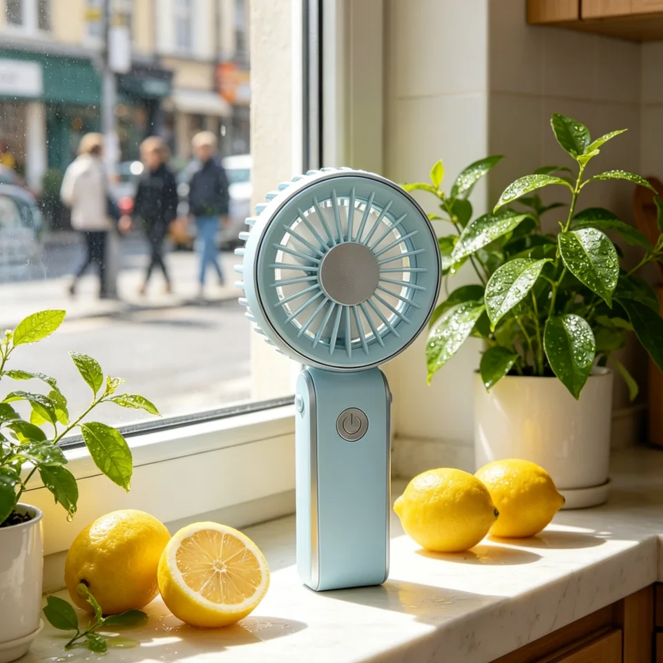 Tragbarer Handventilator Leiser Mini-ventilator Für Büro Und Reisen_voghion.com