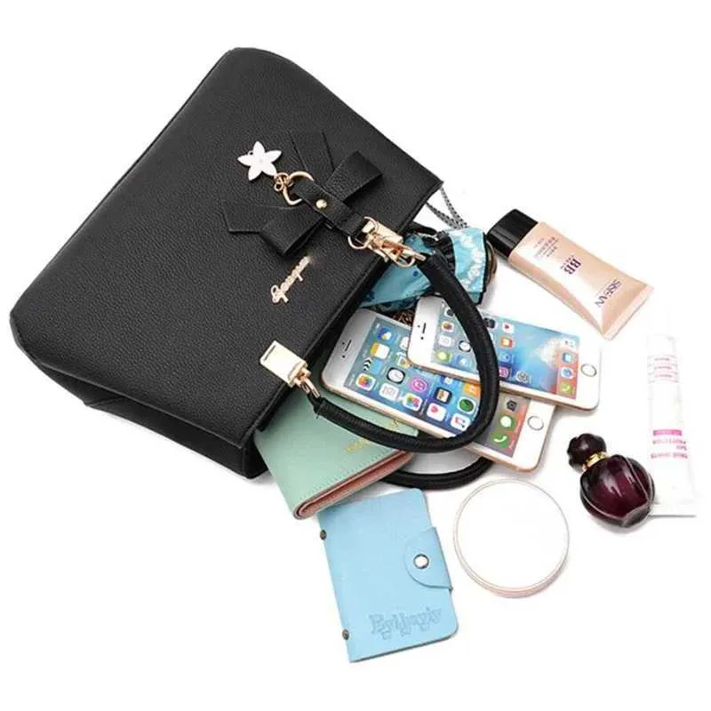 New Elegant Shoulder Bag for Women Designer Handbags Female Bags Plum Bowknot Sweet Messenger Crossbody Ba241022_voghion.com